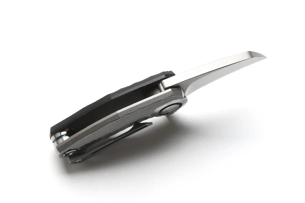 Тактический складной нож DICORIA Parrot SiDis Flipper клинок 9Cr18MoV рукоятка из титана G10