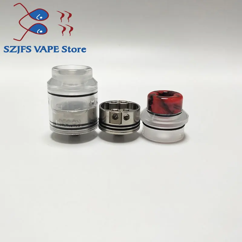 QP KALI RDA Fatality распылитель Капельного масла DIY 25 мм 316 нержавеющая сталь и PC pei vape