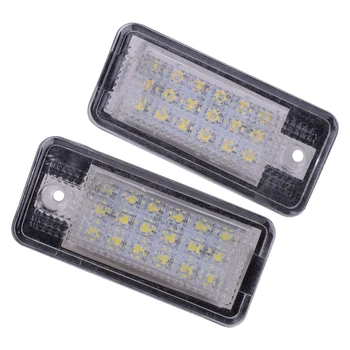 

DWCX 18 LED License Number Plate Light Fit for Audi Q7 A3 S3 S4 B6 A6 C6 A8 S8