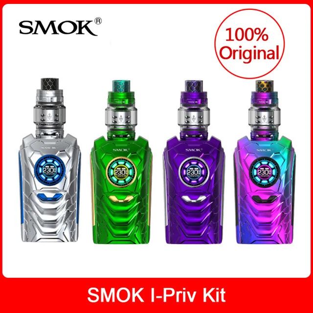 Original SMOK I-Priv Kit 230W with TFV12 Prince Tank 8ml + V12 Prince Mesh/Strip Coils Electronic cigarette smok i priv vepe kit Original SMOK I-Priv Kit 230W with TFV12 Prince Tank 8ml + V12 Prince Mesh/Strip Coils Electronic cigarette smok i priv vepe kit