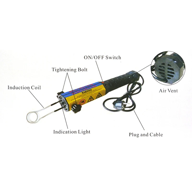 Мини Ductor Магнитный индукционный нагреватель 220V/110V 1000W магнитное DIY индукционные