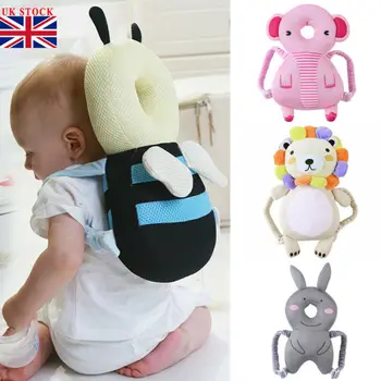 

Baby Head Protection Pad Toddler Headrest Pillow Neck Cute Wings Nursing Drop UK