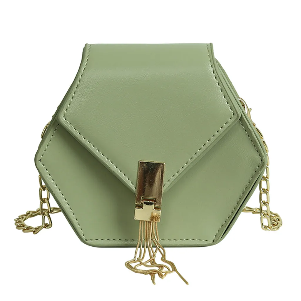 

2019 stylish white covered leather fashion bag Women Joker Messenger Bag Chain Shoulder Bag Simple Fashion Small Square Bag #Zer
