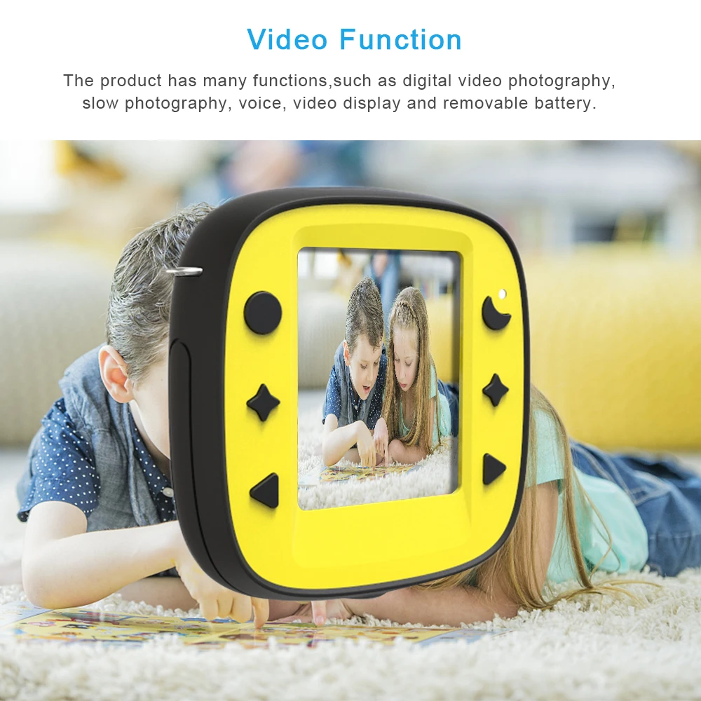 Детская игрушечная мини-камера цифровая фотокамера образовательные детские игрушки фототография подарки 1080 P HD дети видеокамера