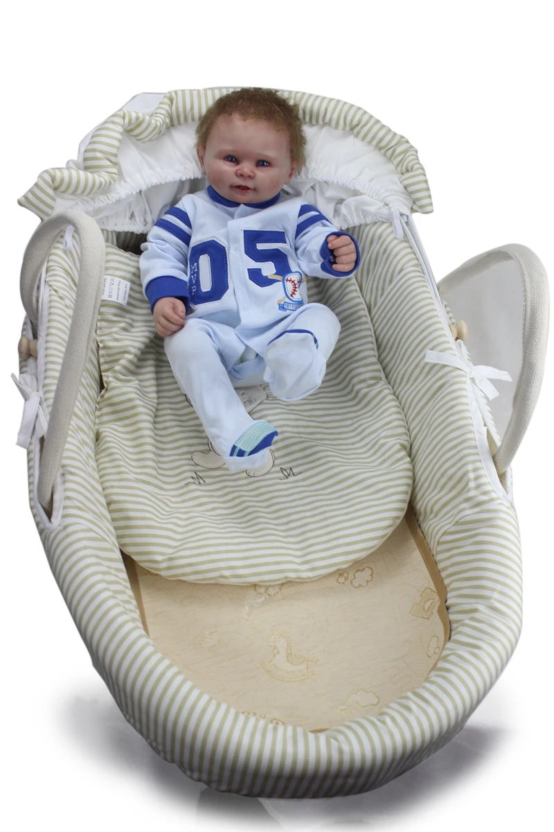 Реалистичная силиконовая кукла младенец 55 см|realistic baby boy dolls|reborn dollsbaby doll |