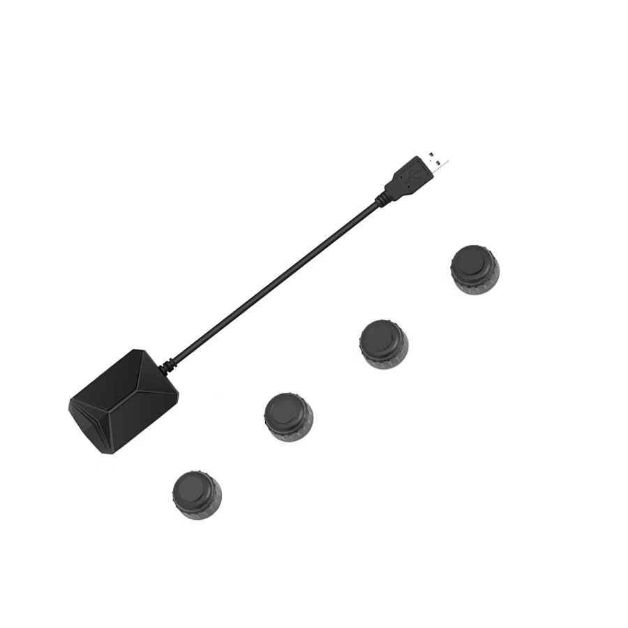 

Tire Pressure Alarm Digital Display USB Car TPMS Tire Pressure Monitor Alarm System With 4 External Sensors for Android system