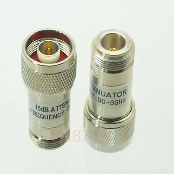 

Hot Factory Direct Wholesale 1pce Attenuator 2W 2 Watts DC-3 Ghz 15dB N RF coaxial Power plug M to jack F 50resistance