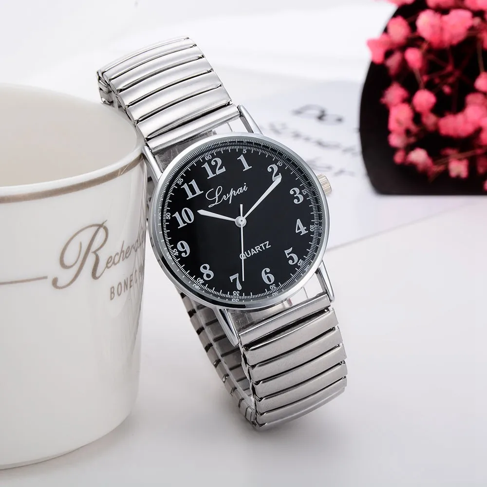 LVPAI Ladies Women Unisex Wrist Watch Fashion minimalistic Stainless Steel Quartz Lover's watches couples watch man and ladies LVPAI Ladies Women Unisex Wrist Watch Fashion minimalistic Stainless Steel Quartz Lover's watches couples watch man and ladies