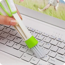 Keyboard Dust Brush Collector Air-condition Cleaner Computer Cleaning Brushes Tools Window Leaves Blinds Cleaner Duster C0