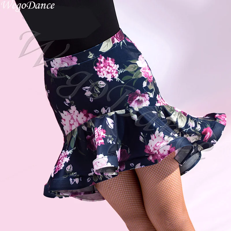 Latin dance skirt children's performance new half princess skirts