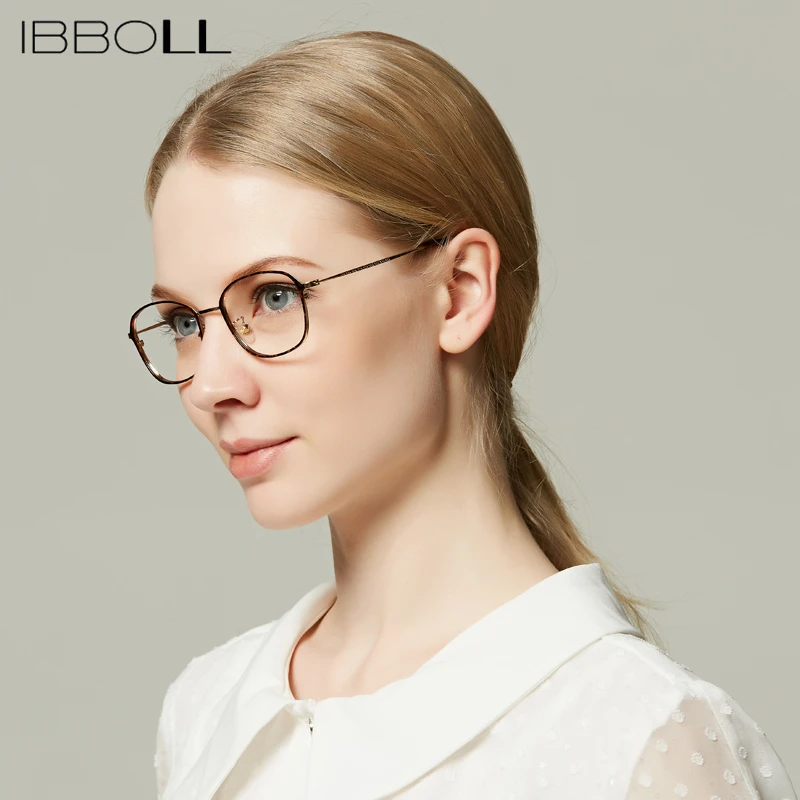 Ibboll ретро оптические оправы для глаз женщин прозрачные очки Роскошные женские