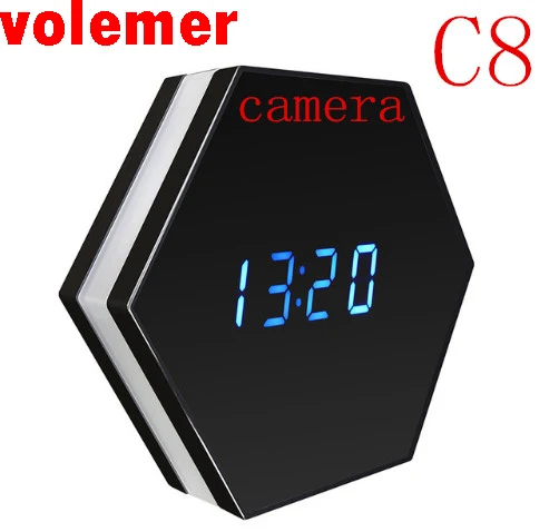 

Volemer 2017 New Mini Camera Night Vision Electronic Clock Wireless IP P2P CCTV TV Baby Monitor Home Monitoring Camera