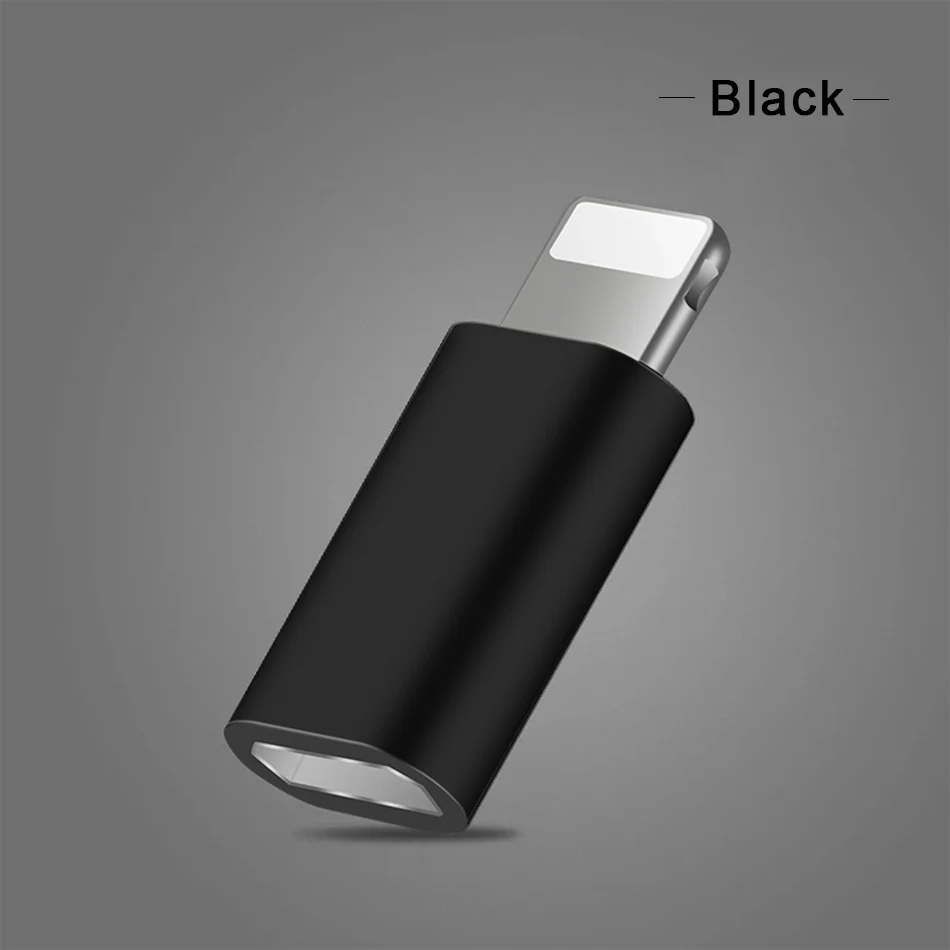 ACCEZZ Micro USB Женский адаптер для Apple OTG конвертер зарядки данных для iphone 5 6 7 8 Plus XS MAX XR для ipad Mini адаптеры