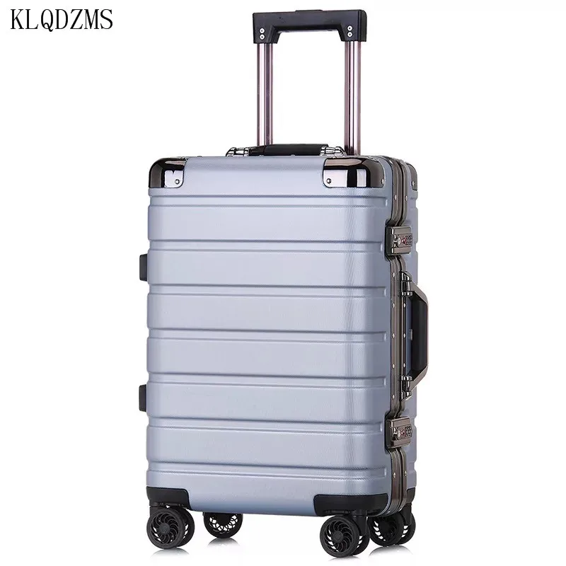 KLQDZMS 2" 24" роскошный Дорожный чемодан на колесиках для мужчин и женщин вращающийся багажник для переноски на колесиках чемодан