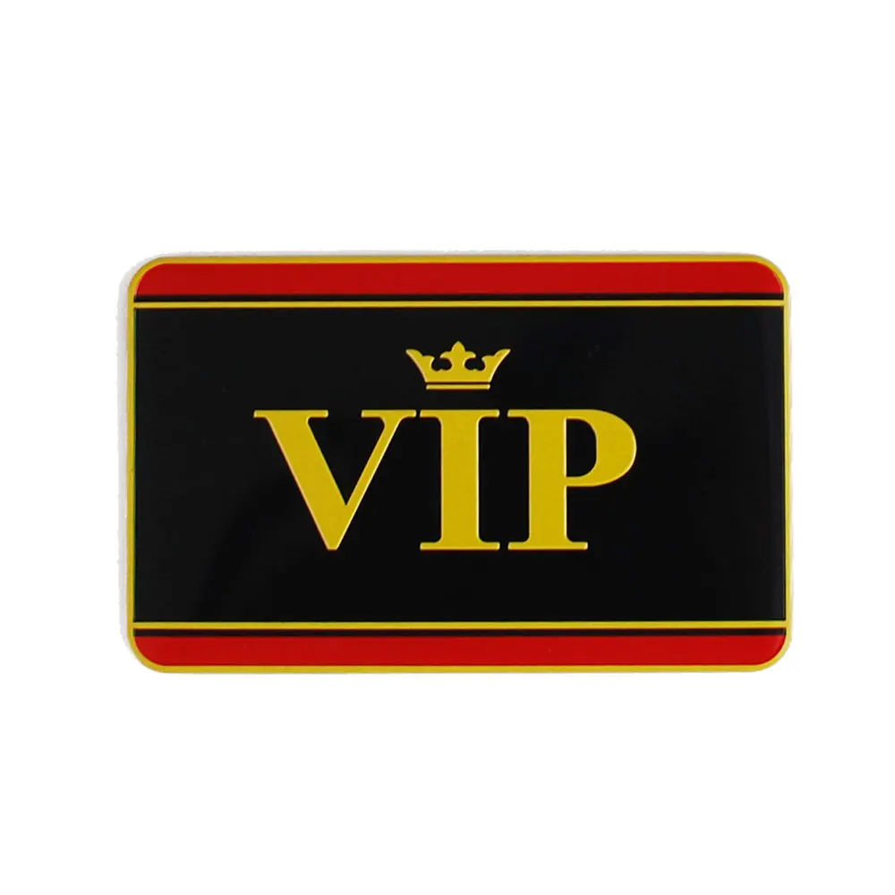 1 Pcs Vip Logo Emblem Car Stickers Aluminum Alloy Car Sticker Decor