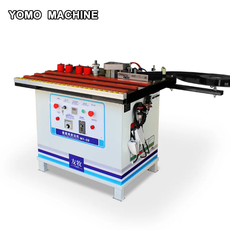

MY-08 wood edge banding machinery Automatic strip break edge bander for wardrobe/cabinet