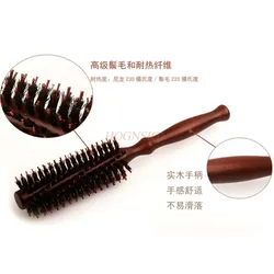 Curly Hair Comb Blow Straight Pear Head Shape Hairbrush Cylinder Volume Combs Hairdressing Supplies For Female Hot Sale Sale