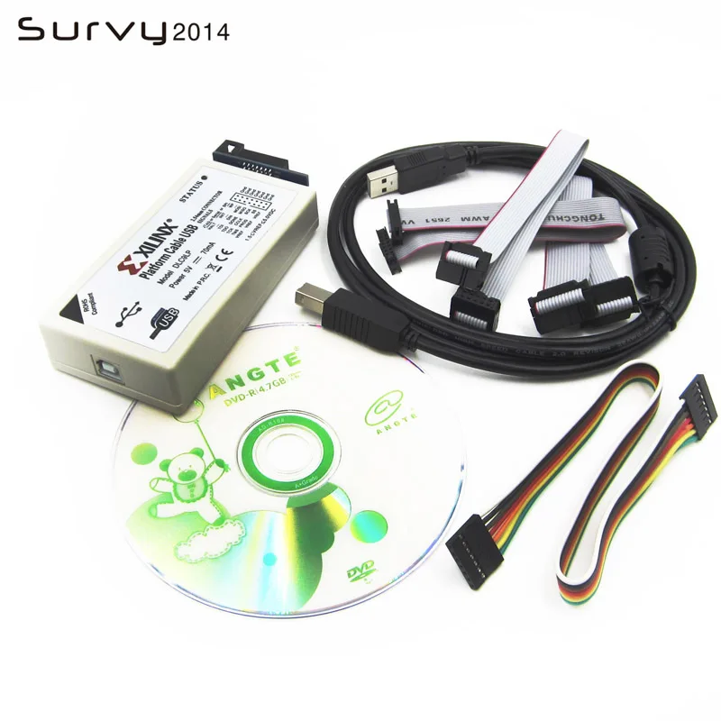 Кабель на платформе Xilinx USB FPGA CPLD скачать отладчик Поддержка JTAG Slave Serial SPI