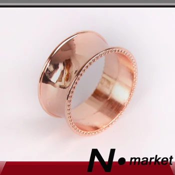 

Germany Rose Gold coloR Ball Round Table Napkin Rings For Dinner Napkin Holders Everyday Use or Resturant Mouth Cloth Buckle