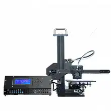 Алюминиевая Конструкция 3D Принтер DIY KIT X1 Модернизированный Экструдер Сопла MK8 ЖК 2004A Крышки Коробки