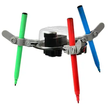 

3 In 1 DIY Doodling Scribble Robot Technology Drawing Painting Science Learning Educational Toys Birthday Gift for Children Kids