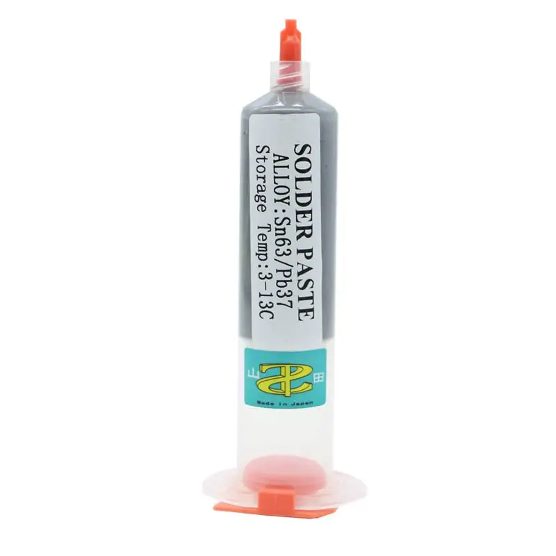 

Newest HOT Sale! Leaded free no clean solder paste 100g BGA syringe melting SMT solder paste Sn63Pb37 welding flux