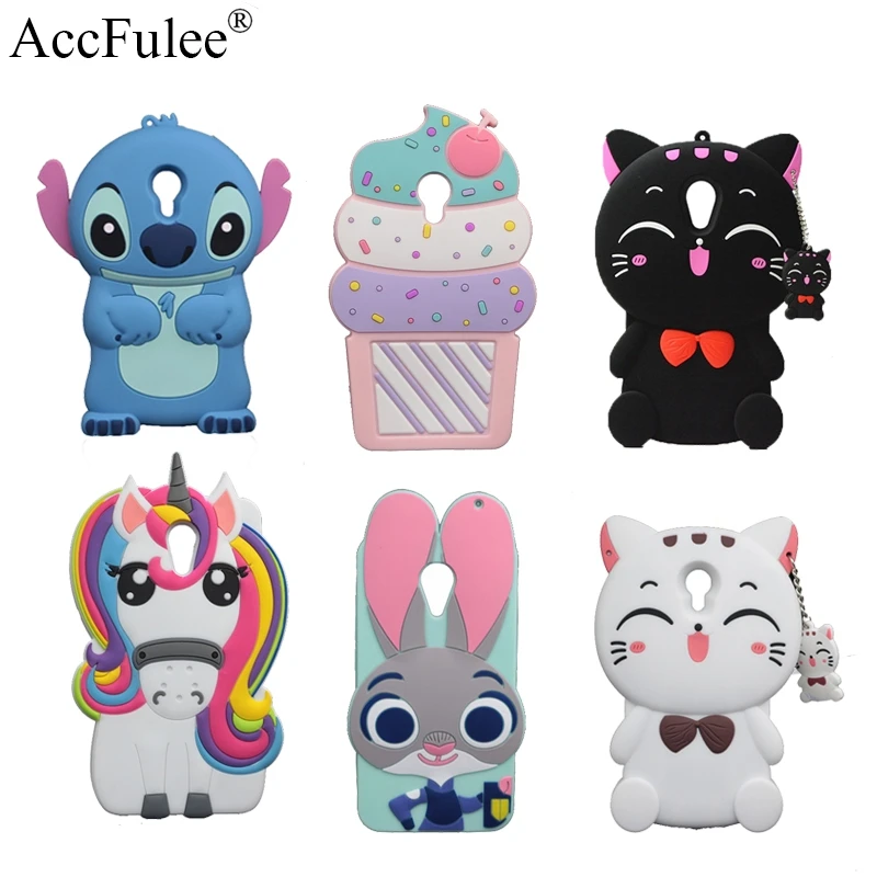 

3D Cute Animals Stitch Silicon Case For Meizu M5S Meilan 5S 5.2 inch Cover Rabbit Sulley Cat Phone Bags