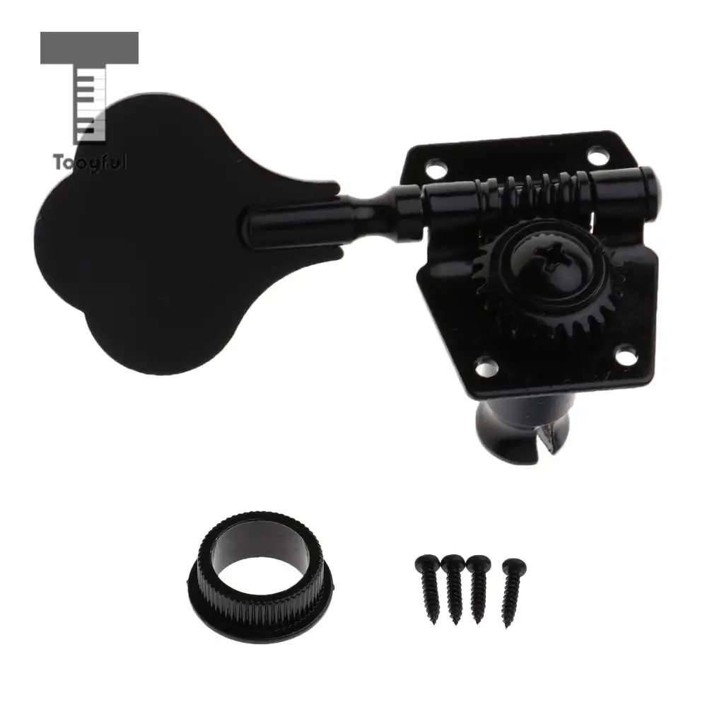 Tooyful String ButtonTuning Pegs Left Side Tuners for 4 Strings Electric Bass Guitar