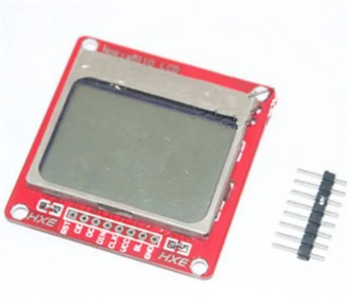 

LCD Module Display Monitor White backlight adapter PCB 84*48 84x84for Nokia 5110 Screen for Arduino 70% of new
