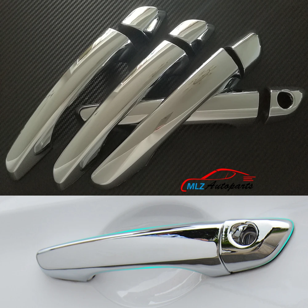 Car External High Quality Chrome Door Handle Covers Trim Sticker 8pcs
