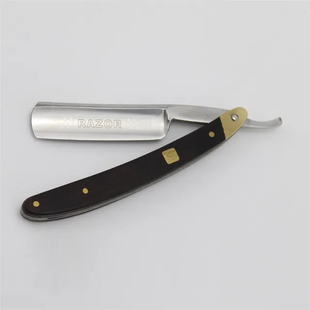 Japan VG10 Steel Classic Straight Razor Barber Men Shaving Folding