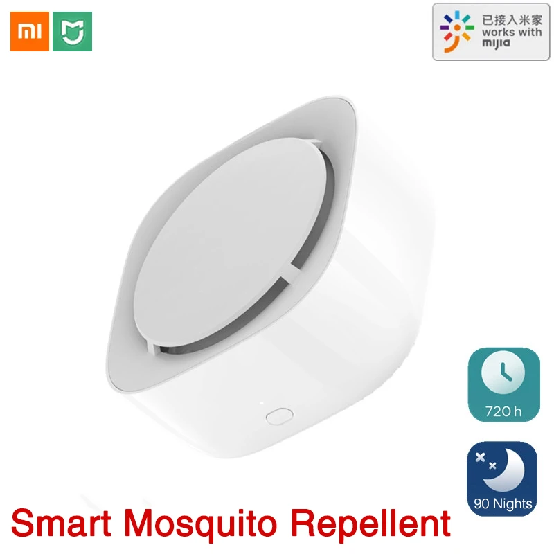 

Original Xiaomi Mijia Mosquito Repellent Killer Smart Version Phone Timer Switch With LED light No Heating Fan Drive mihome APP