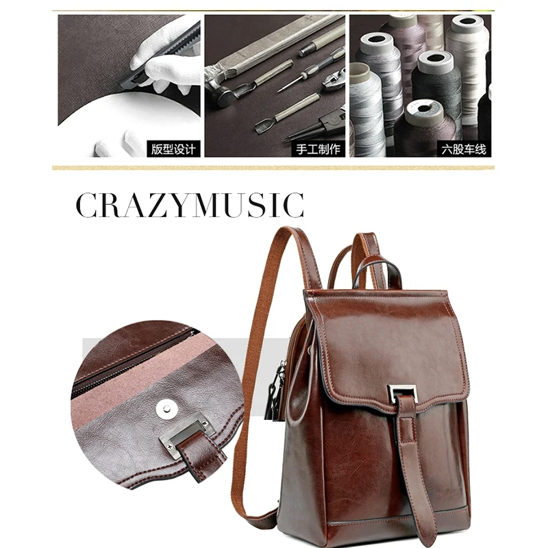 

LJL-Backpack Woman Fashion For Female Backpack Large Capacity School Bag