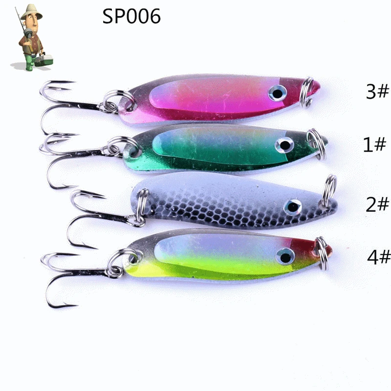 Оптовая Рыболовную Приманку Spoon Металлические Приманки Жесткие Иска