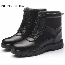 Мужская модная Рабочая обувь с хлопковой подкладкой и стальным носком; сезон весна-осень-зима; теплая меховая зимняя безопасная обувь на лодыжке; большие размеры
