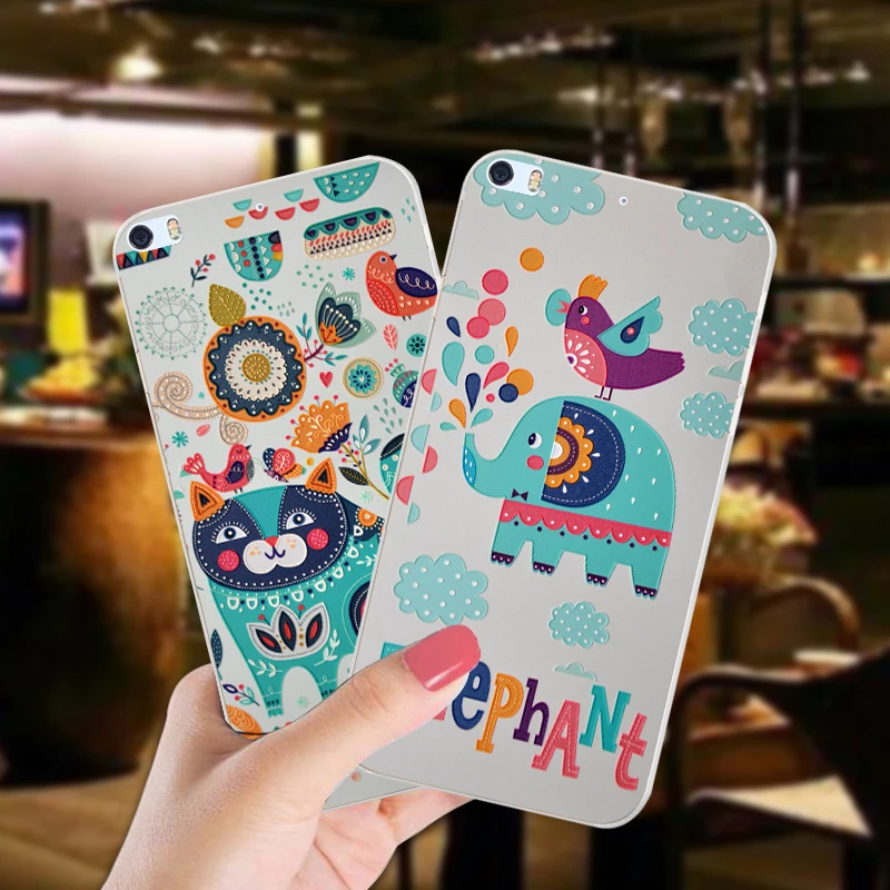 

Cute Animal Soft Silicone Case For Philips Xenium X818 Anti-knock 360 Full TPU Cover Bag For Philips X818 Phone Coque