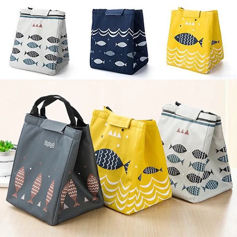 

Hot Sales! Waterproof Oxford Tote Lunch Bag Large Capacity Thermal Food Picnic Lunch Bags For Women Kid Men