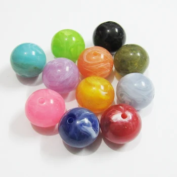 

Newest 6mm/8mm/10mm/12mm/20mm Double Color Imitations Marble Beads /Chunky Fashion/Jewelry Accessories/ Finding /DIY Hand Made