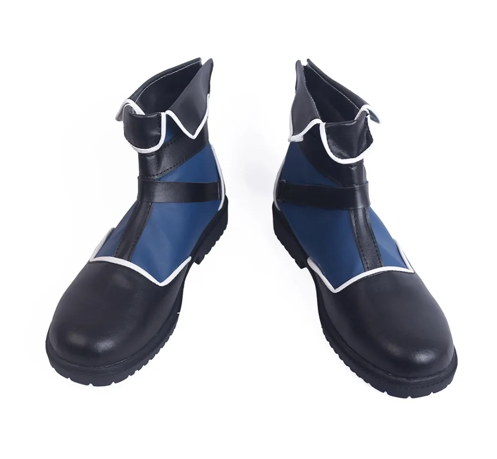 Kingdom Hearts Sora Cosplay Boots Blue Shoes Custom Made (2)