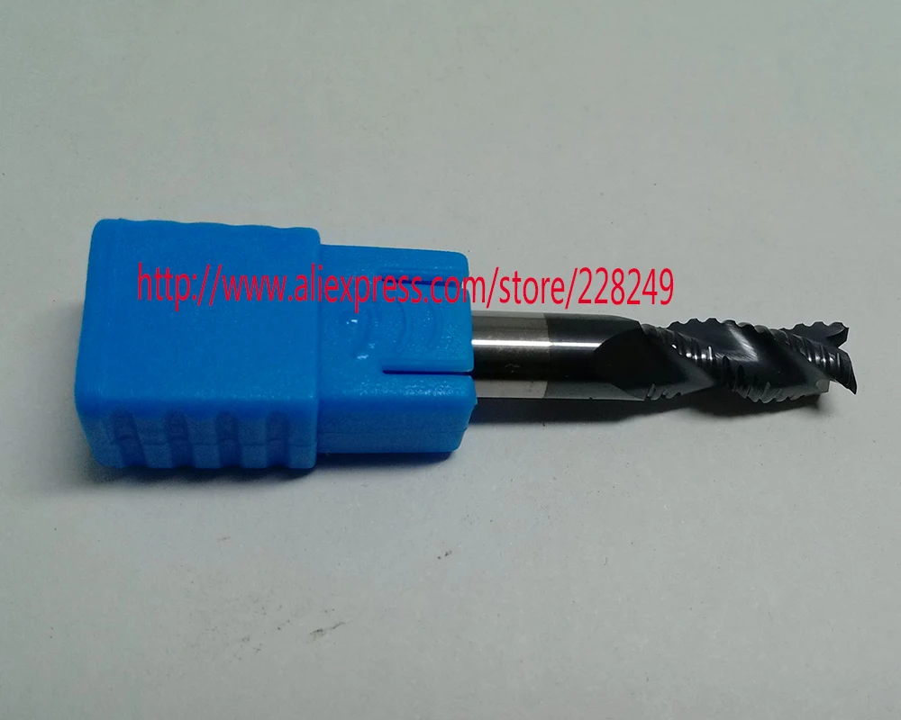 

1pc D4*11*D4*50 HRC55 3 Flutes Tungsten Solide Carbide Roughing End Mills For CNC Milling Tools