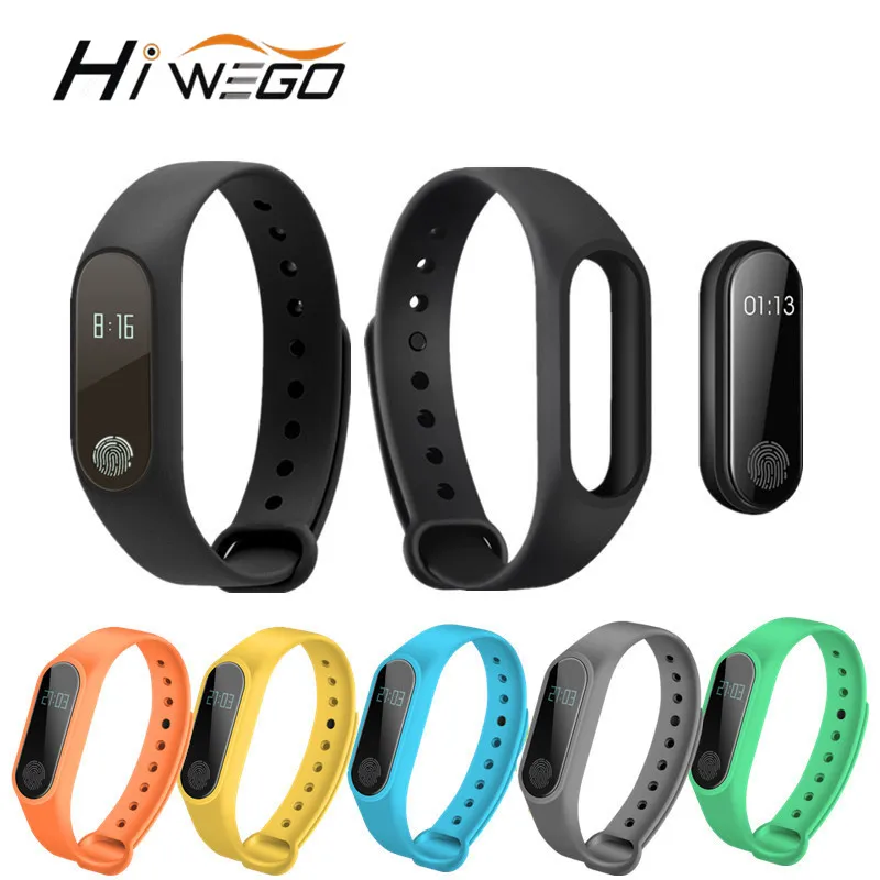 Hiwego Smart Wristband M2 Smart Bracelet Heart Rate Monitor Pedometer Waterproof Bluetooth For iOS Android For Men Women