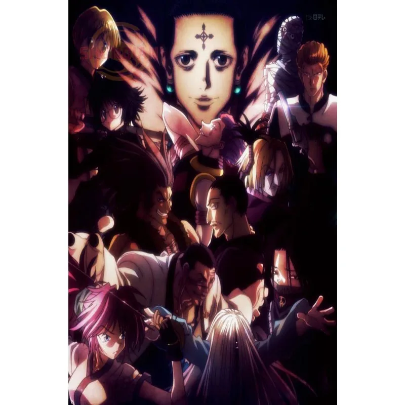 Новый атласный постер Hunter x на заказ тканевый настенный плакат с принтом из