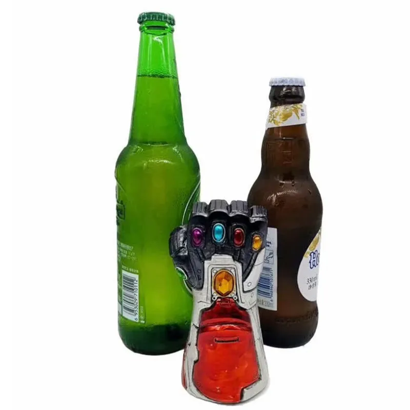 

Marvel Film and Television Periphery Avengers 4 Endgame Iron Man Cosplay Prop Infinity Gauntlet Beer Bottle Opener Hulk Opener