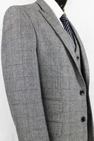 Wool Retro gentleman style tailor suits for men wedding party dresses custom made slim fit men 3 piece suits 2