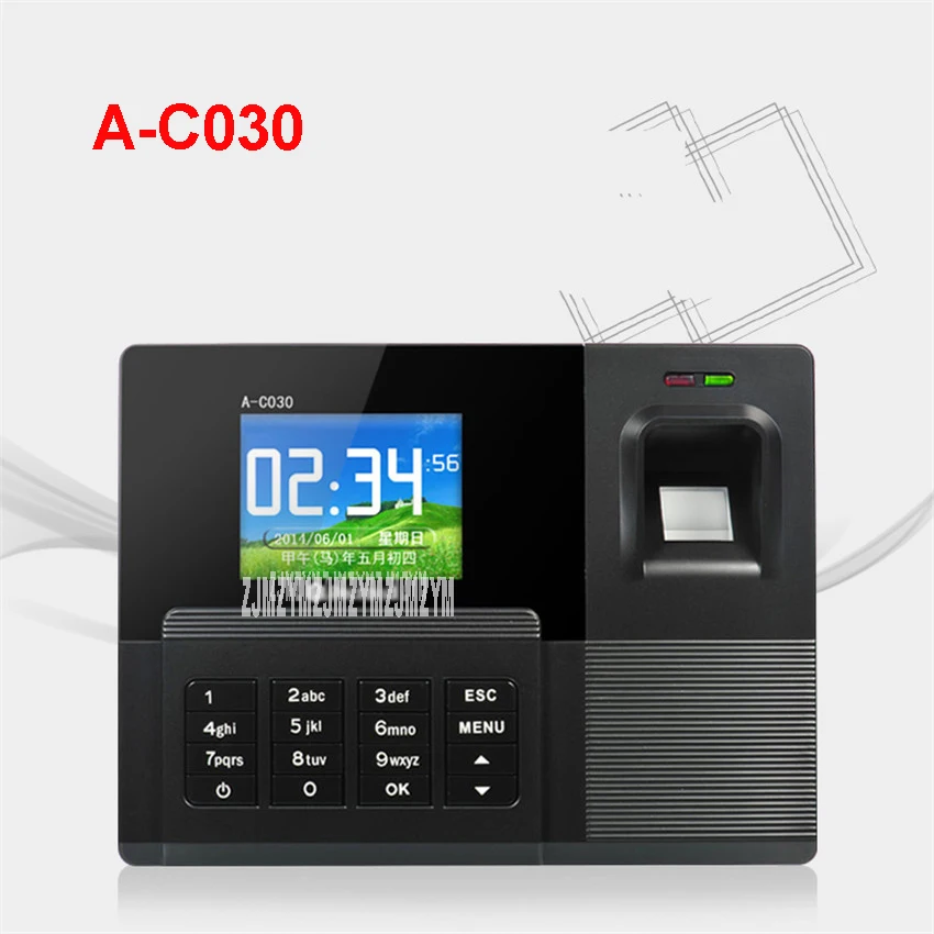 A C030 fingerprint attendance punch card machine fingerprint to work