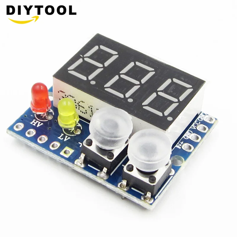 DC 0-99,9 V 3Way светодиодный дисплей Цифровой вольтметр Мини измеритель напряжения панель светодиодный дисплей