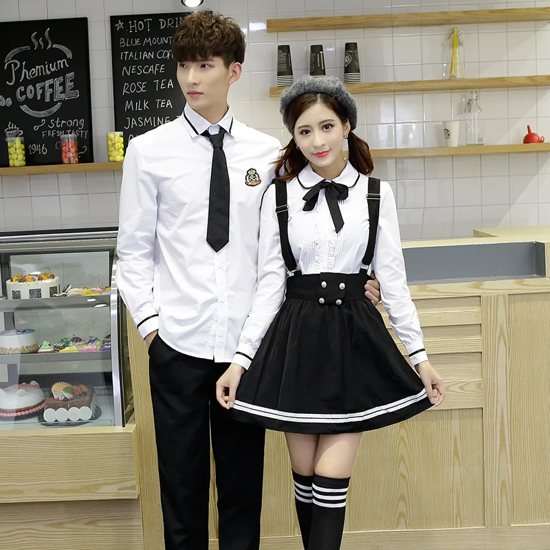 2018 autumn children cotton japanese korean student school uniforms set