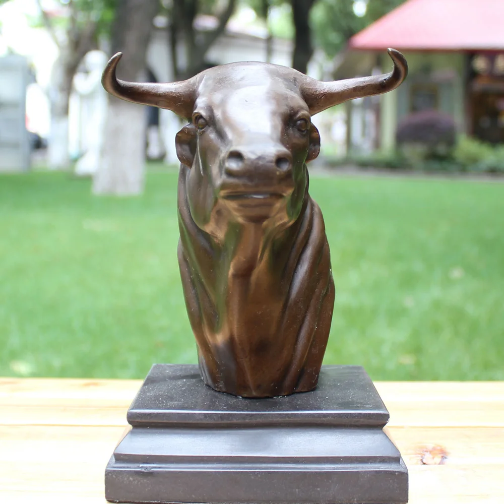 Бронзовые Бронзовый Медь испанская коррида ox домашнего интерьера отель декора