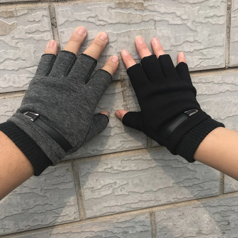 Half Finger Cycling Glove for Winter Warm Men Women Sports Climbing Fitness Driving B50 cycling gloves fingerless gloves sports gloves half finger gloves gym gloves warm gloves fingerless gym gloves