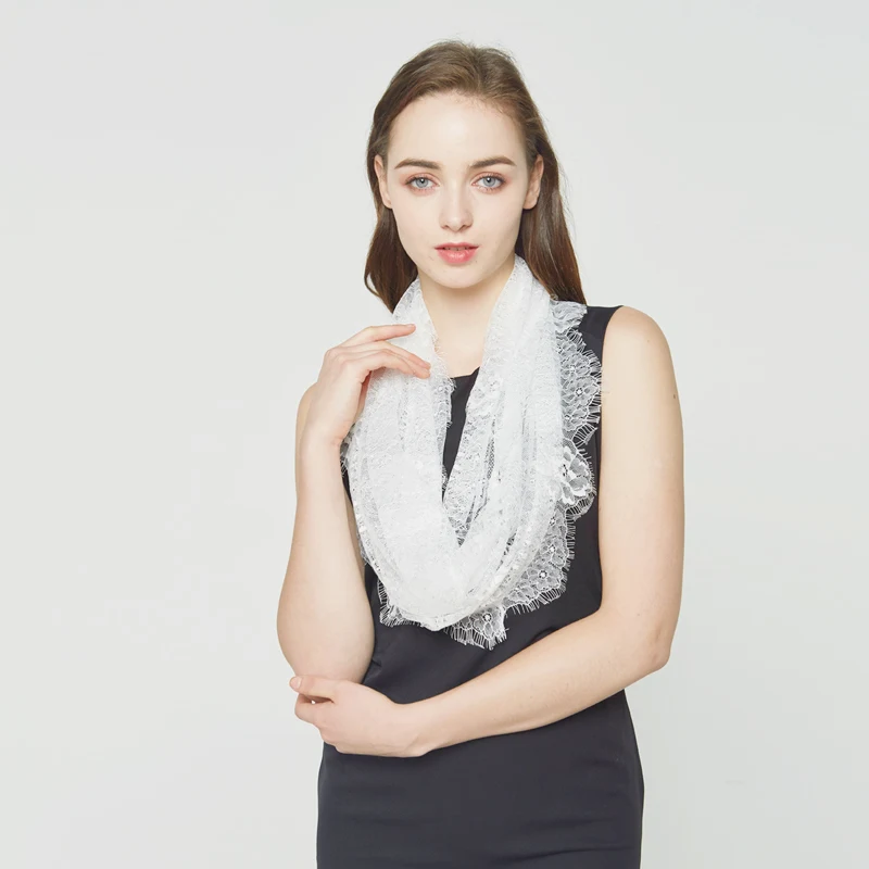 Кувертюр invierno mujer 2019 хиджаб шарф кружевная Женская бандана шале femme sjaals voor dames headtie